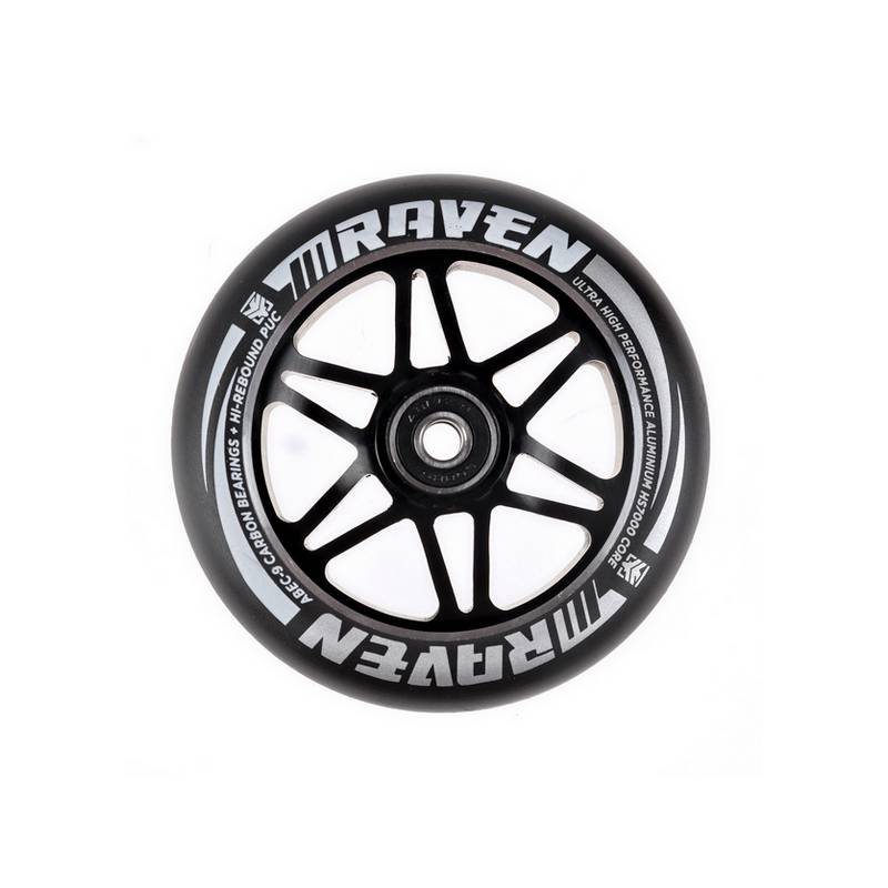 Raven Black wheel 110 nuo Raven Ratukai triukiniams (Wheels)   Triukiniams paspirtukams 
