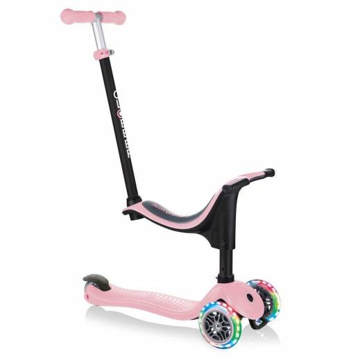 Globber GO-UP Sporty Lights / Pastel Pink 2021 nuo Globber