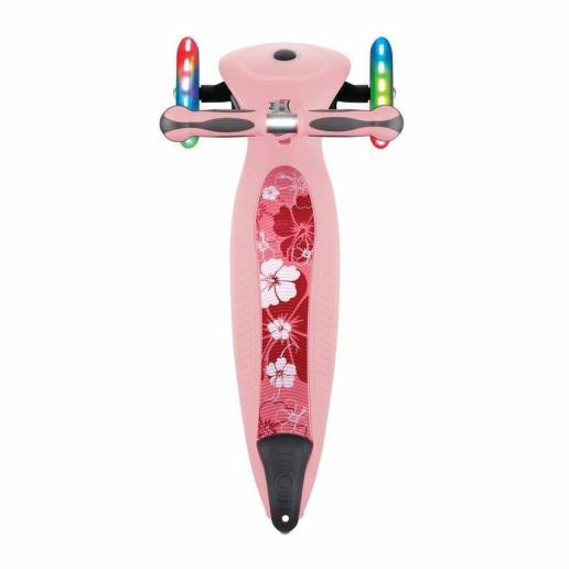 Globber GO-UP Deluxe Lights / Pastel Pink Flowers nuo Globber