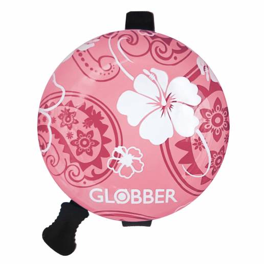 Globber paspirtuko skambutis / Pastel Pink Flowers nuo Globber
