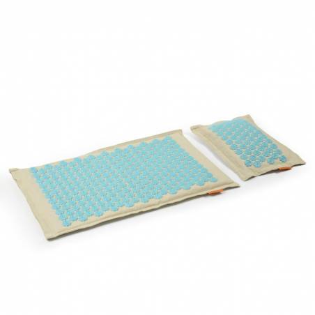 Masažinis akupresūrinis kilimėlis ir pagalvė SMJ sport YG009 Premium Eco (linas, kokosas, grikiai) (68 x 42 cm) nuo SMJ sport Ma