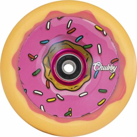 Chubby Dohnut Melocore 110 Pink nuo Chubby Wheels co. Ratukai triukiniams (Wheels)   Triukiniams paspirtukams 