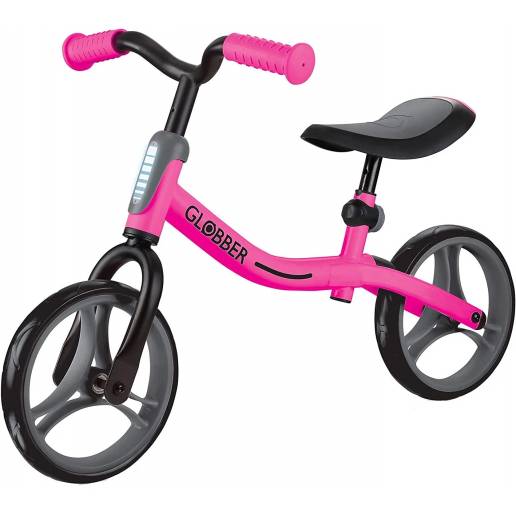 Balansinis dviratukas Globber Go Bike Black Neon pink nuo Globber
