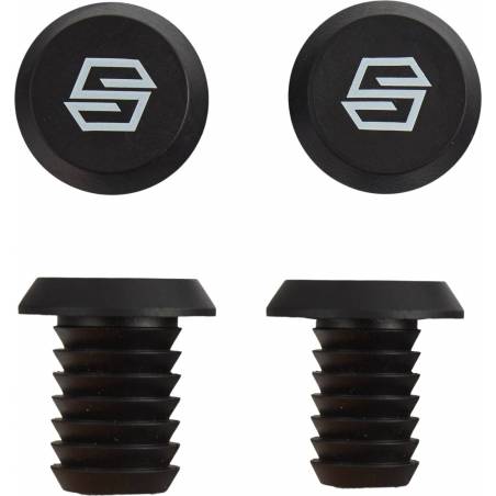 Striker Thick Logo Grips (Black) nuo Striker Rankenos (Grips)   Triukiniams paspirtukams