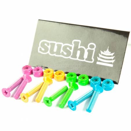 Varžtai riedlentei / Sushi 1" Allen Bolts Neon nuo Sushi Kita   Riedlentėms