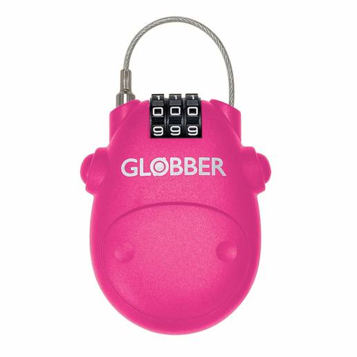 Paspirtuko užraktas Globber Lock Deep Pink nuo Globber