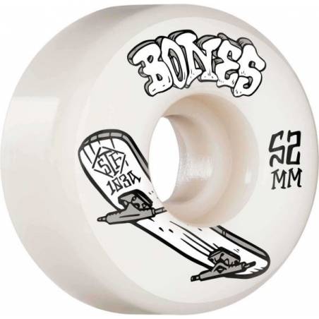 Bones Wheels Hjul STF Skateboard Heritage Boneless 52mm 103A nuo Bones Ratukai   Riedlentėms