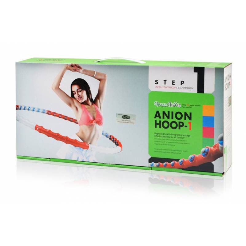Masažuojantis gimnastikos lankas Jinpoli Sports Anion Hoop-1 (skersmuo 105 cm, svoris 0,85 kg) nuo Jinpoli Sports Gimnastikos la