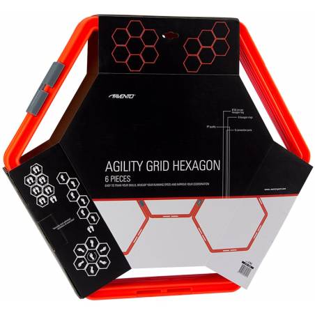 Agility Grid Hexagon 6-piece nuo Avento Fitnesas ir Joga   Pagrindinis