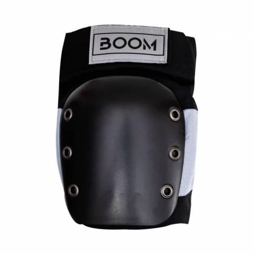 Kelių apsaugos Boom Solid Knee Pads Black/Silver S nuo Boom Protection Kelių ir alkūnių apsaugos  kelių ir alkūnių apsaugos Apsa