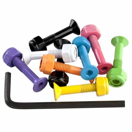 Enuff 1" Allen Bolts Coloured 8-pack nuo Enuff Kita   Riedlentėms