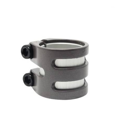 District Scooters Double Light Clamp - Titanium Grey nuo District